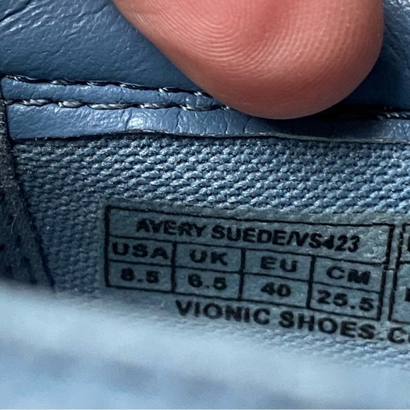 Vionic Mahoney Avery Pro Slip On Shoes Sneakers Comfort Arch Support Suede 8.5 - Picture 7 of 7